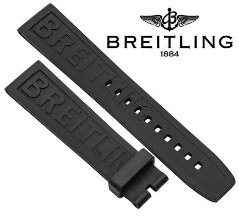 rubber straps for breitling watches|aftermarket breitling straps.